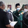 Prosesi pelantikan Direktur PAM Tirta Kamuning.